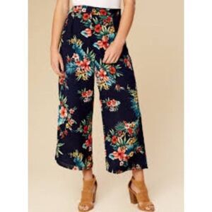 Altar’d State Tropical Floral Wide Leg Pants NWT